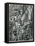 Building Westminster Hall-Peter Jackson-Framed Stretched Canvas