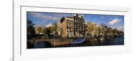 Buildings Along a Canal, Amsterdam, Netherlands-null-Framed Photographic Print