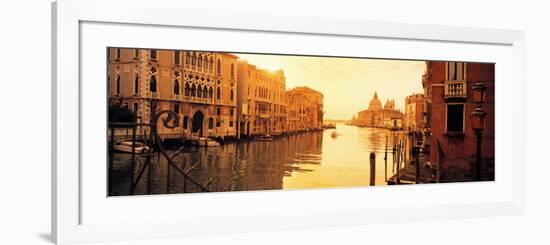 Buildings Along a Canal, View from Ponte Dell'Accademia, Grand Canal, Venice, Italy-null-Framed Photographic Print