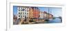 Buildings Along a Canal with Boats, Nyhavn, Copenhagen, Denmark-null-Framed Photographic Print