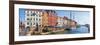 Buildings Along a Canal with Boats, Nyhavn, Copenhagen, Denmark-null-Framed Photographic Print