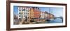 Buildings Along a Canal with Boats, Nyhavn, Copenhagen, Denmark-null-Framed Photographic Print