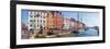 Buildings Along a Canal with Boats, Nyhavn, Copenhagen, Denmark-null-Framed Photographic Print