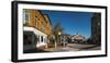 Buildings along a street, Bath, Sagadahoc County, Maine, USA-null-Framed Photographic Print