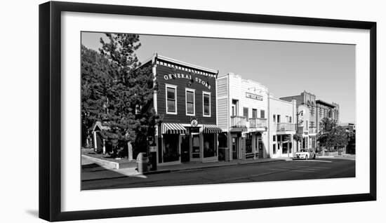 Buildings along a street, Main Street, Park City, Utah, USA-null-Framed Photographic Print
