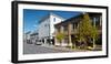 Buildings along a street, Rockland, Knox County, Maine, USA-null-Framed Photographic Print