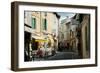 Buildings Along a Street, Rue Porte De Laure, Arles, Bouches-Du-Rhone-null-Framed Photographic Print