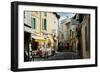 Buildings Along a Street, Rue Porte De Laure, Arles, Bouches-Du-Rhone-null-Framed Photographic Print
