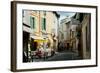 Buildings Along a Street, Rue Porte De Laure, Arles, Bouches-Du-Rhone-null-Framed Photographic Print