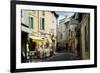 Buildings Along a Street, Rue Porte De Laure, Arles, Bouches-Du-Rhone-null-Framed Photographic Print