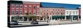 Buildings along a street, Thomaston, Knox County, Maine, USA-null-Stretched Canvas