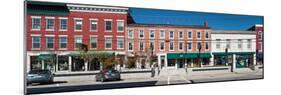 Buildings along a street, Thomaston, Knox County, Maine, USA-null-Mounted Photographic Print