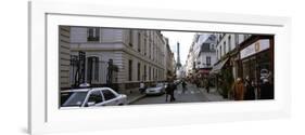 Buildings Along a Street with a Tower in the Background, Rue Saint Dominique, Eiffel Tower-null-Framed Photographic Print