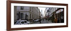 Buildings Along a Street with a Tower in the Background, Rue Saint Dominique, Eiffel Tower-null-Framed Photographic Print