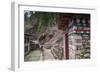 Buildings along a trail, Nepal.-Lee Klopfer-Framed Photographic Print