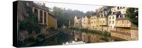 Buildings Along Alzette River, Luxembourg City, Luxembourg-null-Stretched Canvas