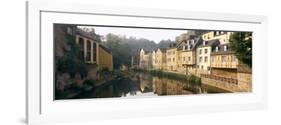 Buildings Along Alzette River, Luxembourg City, Luxembourg-null-Framed Photographic Print