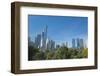 Buildings Along Central Park South Will Wollman Rink in Central Park, New York City, Ny-Greg Probst-Framed Photographic Print