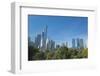 Buildings Along Central Park South Will Wollman Rink in Central Park, New York City, Ny-Greg Probst-Framed Photographic Print