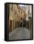 Buildings Along Side Street, Volterra, Tuscany, Italy-null-Framed Stretched Canvas