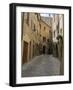 Buildings Along Side Street, Volterra, Tuscany, Italy-null-Framed Photographic Print