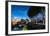 Buildings Along the Basse Riverfront, Perpignan, Pyrenees-Orientales, Languedoc-Roussillon, France-null-Framed Photographic Print