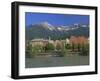 Buildings Along the Inn River, Innsbruck, Tirol (Tyrol), Austria, Europe-Gavin Hellier-Framed Photographic Print