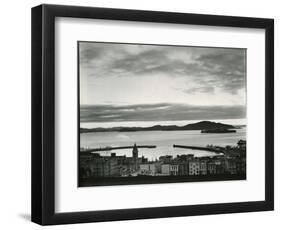 Buildings and Bay, San Francisco, 1937-Brett Weston-Framed Photographic Print