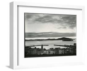 Buildings and Bay, San Francisco, 1937-Brett Weston-Framed Photographic Print