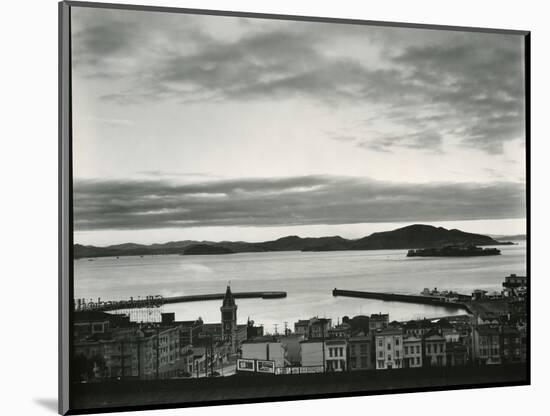 Buildings and Bay, San Francisco, 1937-Brett Weston-Mounted Photographic Print