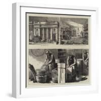 Buildings and Industries of Sheffield-William Small-Framed Giclee Print