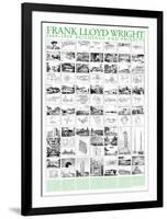 Buildings and Projects, 1869-1959-Frank Lloyd Wright-Framed Art Print