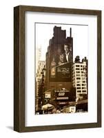 Buildings and Structures - Advertising - Manhattan - New York - United States-Philippe Hugonnard-Framed Photographic Print