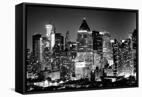 Buildings and Structures - Landscapes - Times Square - Manhattan - New York City - United States-Philippe Hugonnard-Framed Stretched Canvas