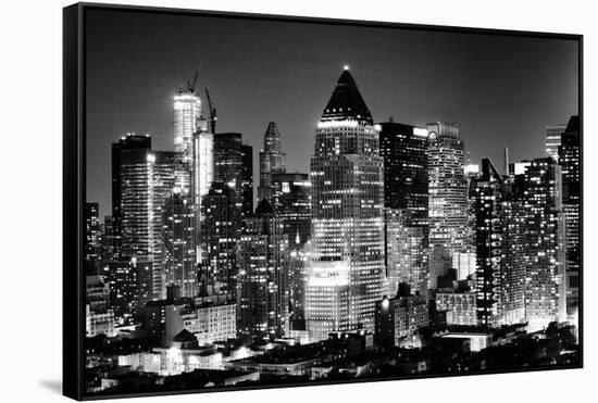 Buildings and Structures - Landscapes - Times Square - Manhattan - New York City - United States-Philippe Hugonnard-Framed Stretched Canvas