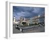 Buildings Around the Town Square, Namestie Snp Square, Banska Bystrica, Slovakia-Richard Nebesky-Framed Photographic Print
