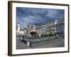 Buildings Around the Town Square, Namestie Snp Square, Banska Bystrica, Slovakia-Richard Nebesky-Framed Photographic Print