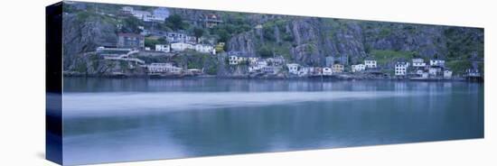 Buildings at a Harbor, St. John's Harbor, St. John'S, Newfoundland and Labrador, Canada-null-Stretched Canvas