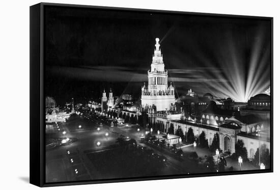 Buildings at Panama-Pacific International Exposition-null-Framed Stretched Canvas