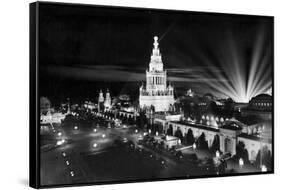 Buildings at Panama-Pacific International Exposition-null-Framed Stretched Canvas