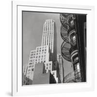 Buildings at Park Avenue and 40th-The Chelsea Collection-Framed Giclee Print
