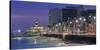 Buildings at Porto Da Barra Beach with Forte De Santo Antonio Lighthouse at Evening, Salvador-null-Stretched Canvas