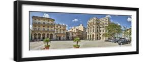 Buildings at San Francisco Square, Havana, Cuba-null-Framed Photographic Print