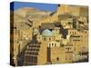 Buildings at the Mar Saba Orthodox Monastery Near Bethlehem, Judean Desert, Israel, Middle East-Simanor Eitan-Stretched Canvas