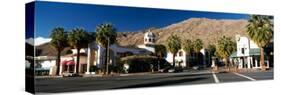 Buildings at the Roadside, Palm Springs, Riverside County, California, USA-null-Stretched Canvas