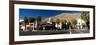 Buildings at the Roadside, Palm Springs, Riverside County, California, USA-null-Framed Photographic Print