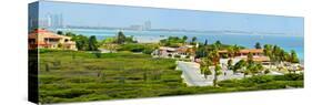 Buildings at the Waterfront, Aruba-null-Stretched Canvas