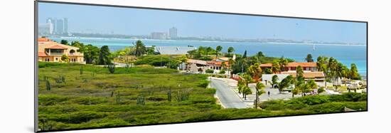 Buildings at the Waterfront, Aruba-null-Mounted Photographic Print