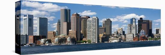 Buildings at the waterfront, Boston, Massachusetts, USA-null-Stretched Canvas