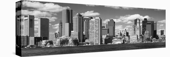 Buildings at the waterfront, Boston, Massachusetts, USA-null-Stretched Canvas